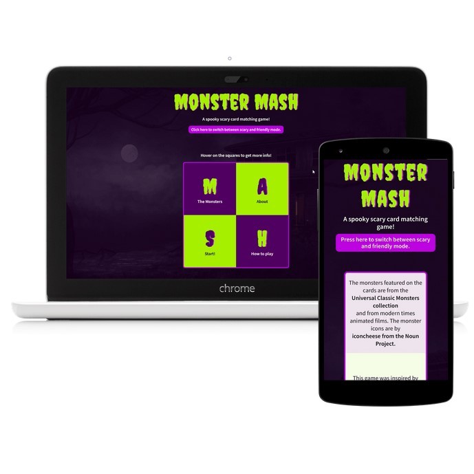 first image for monster mash project